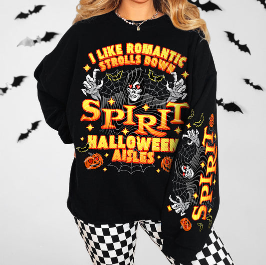 Romantic Strolls Down Halloween Aisles