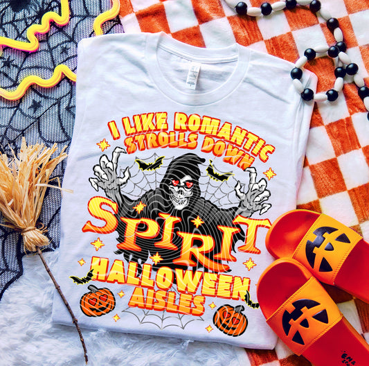 Romantic Strolls Down Halloween Aisles