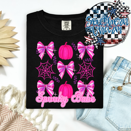 Spooky Babe Pink Collage