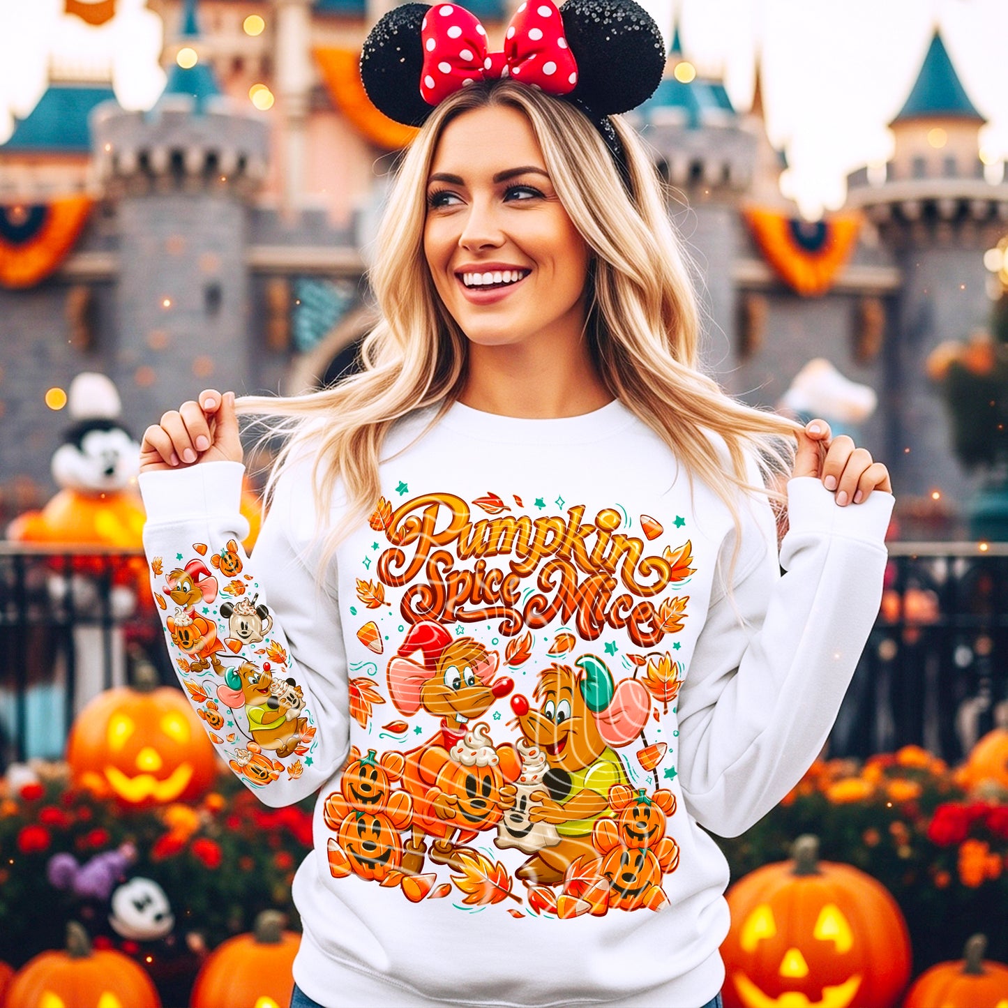 Pumpkin Spice Mice with Sleeve