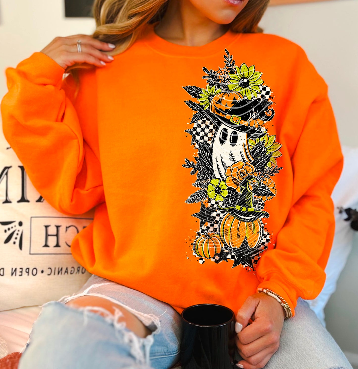 Grunge Floral Ghost Side Design