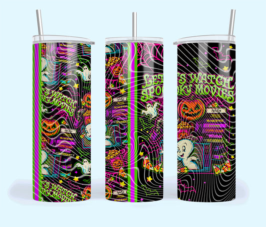 Let’s Watch Spooky Movies Tumbler