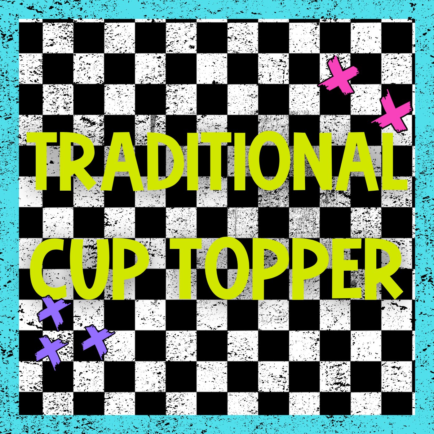 Traditional Cup Topper Acrylic Blank