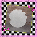 Round Cup Topper Acrylic Blank