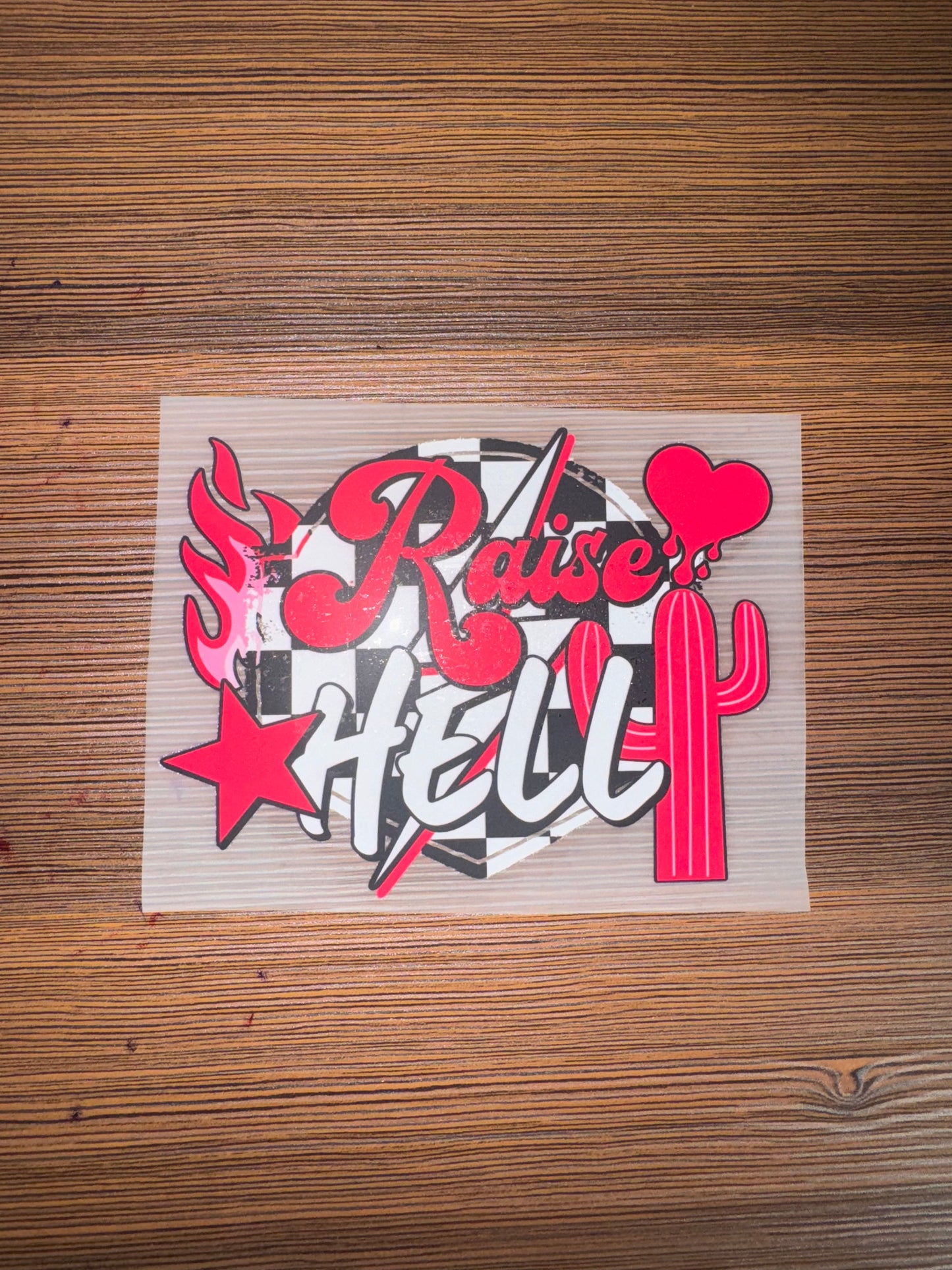 Raise Hell Faux Hat Patch