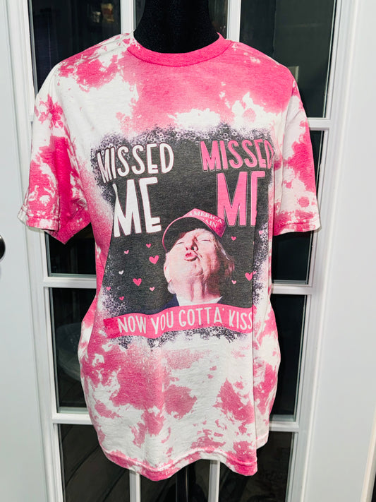 Missed Me Missed Me Bleached Tee