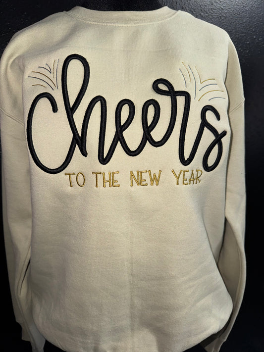 Cheers Embroidered Crewneck