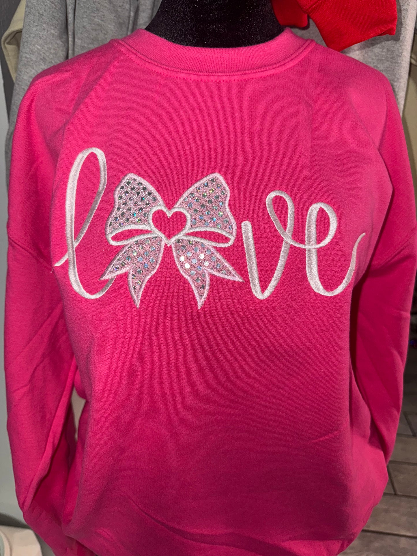 LOVE Embroidered Sweatshirt