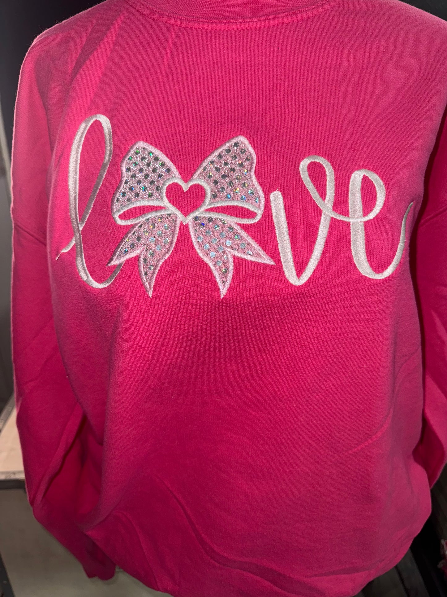 LOVE Embroidered Sweatshirt
