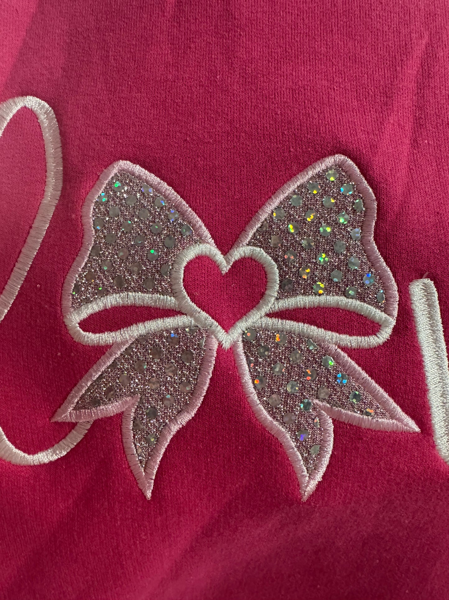 LOVE Embroidered Sweatshirt