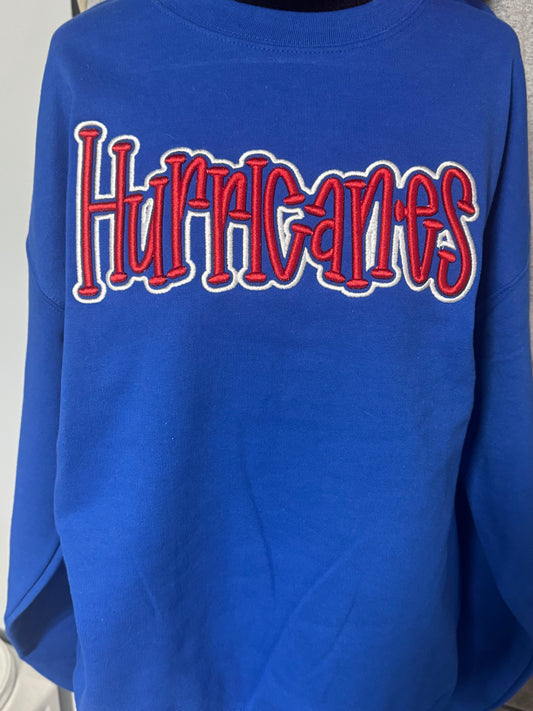 Hurricanes 3D Puff Embroidered Sweatshirt