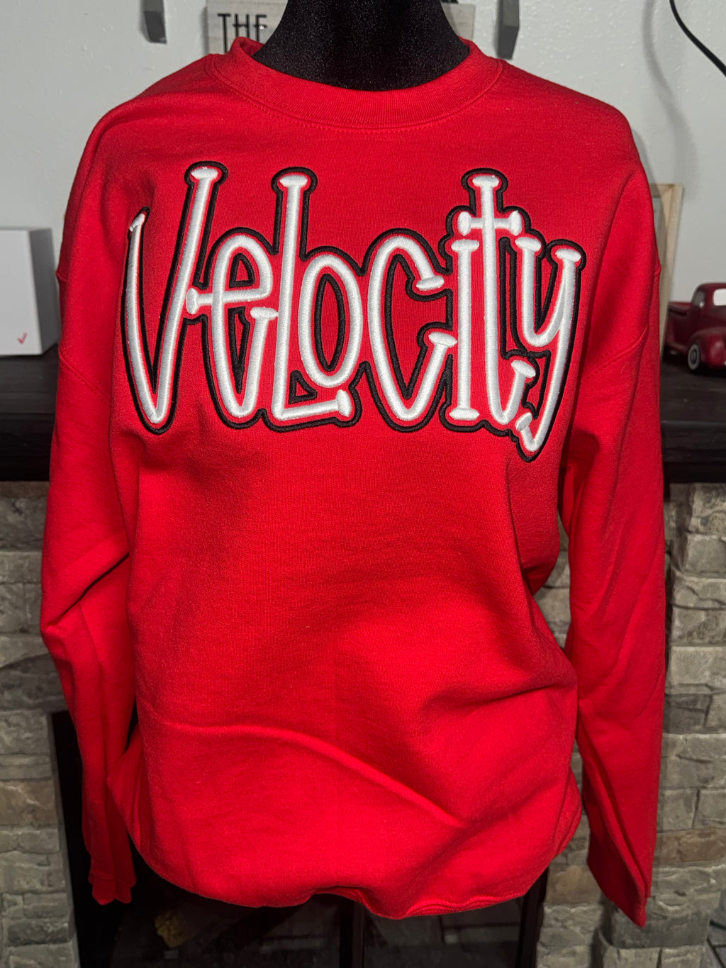 Velocity 3D Puff Embroidered Sweatshirt