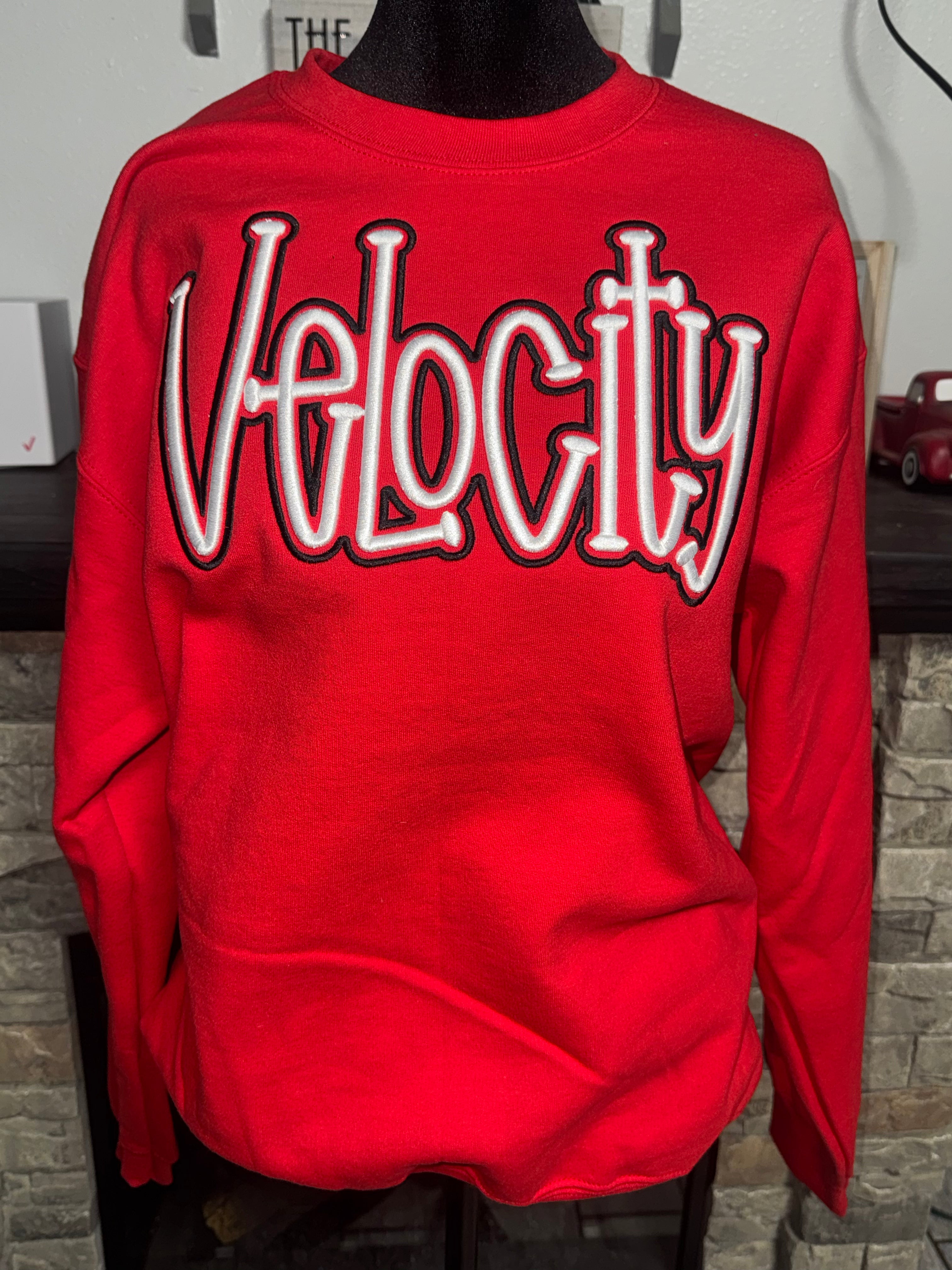 Velocity 3D Puff Embroidered Sweatshirt Youth