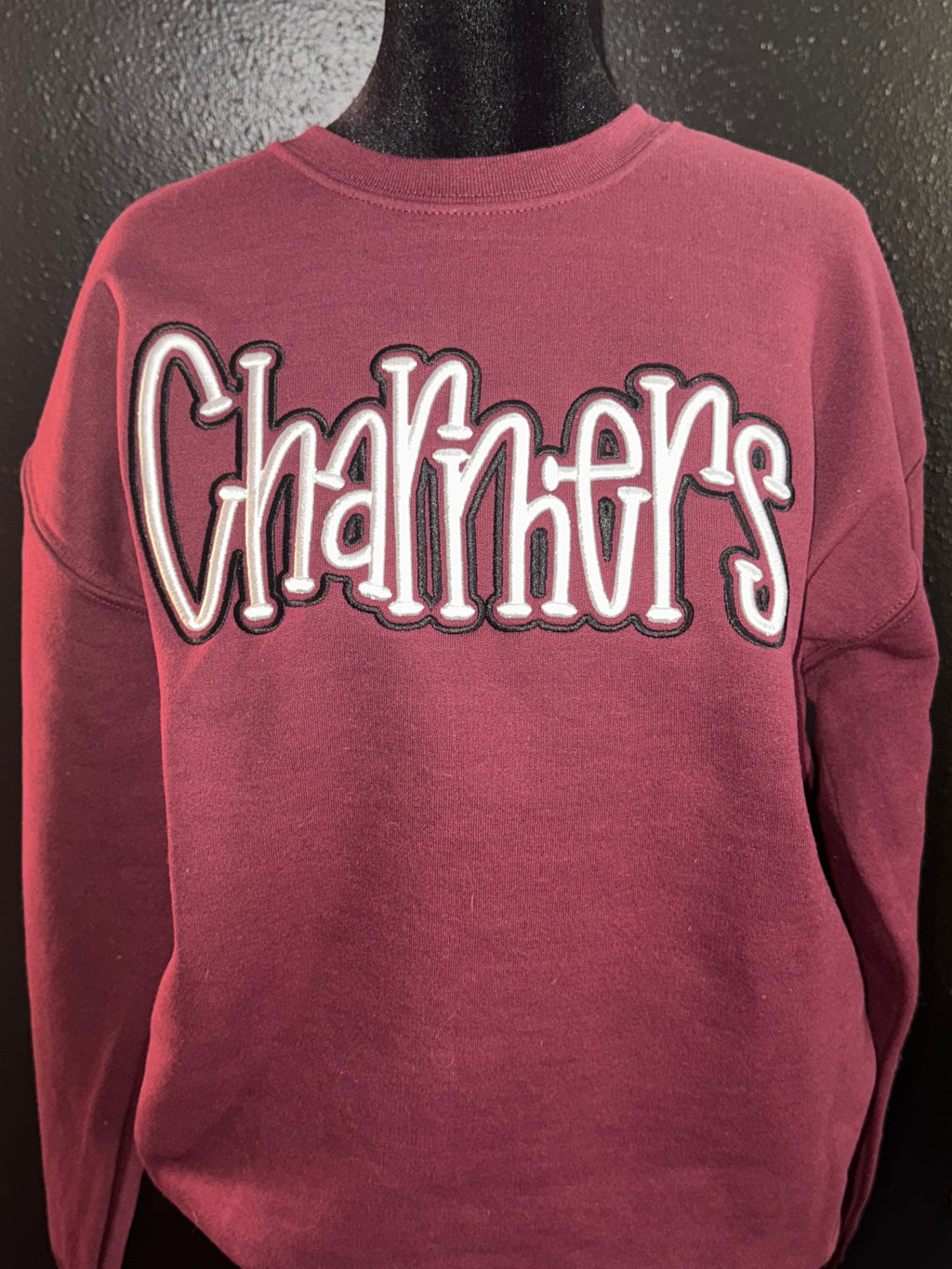 Charmers Puff Embroidered Crewneck