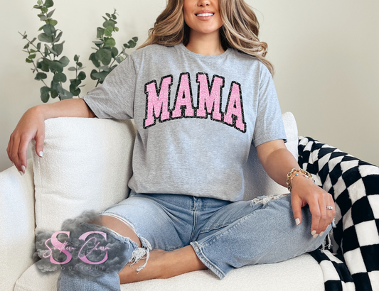 MAMA PINK/BLACK/LEOPARD (ATHLETIC GREY)