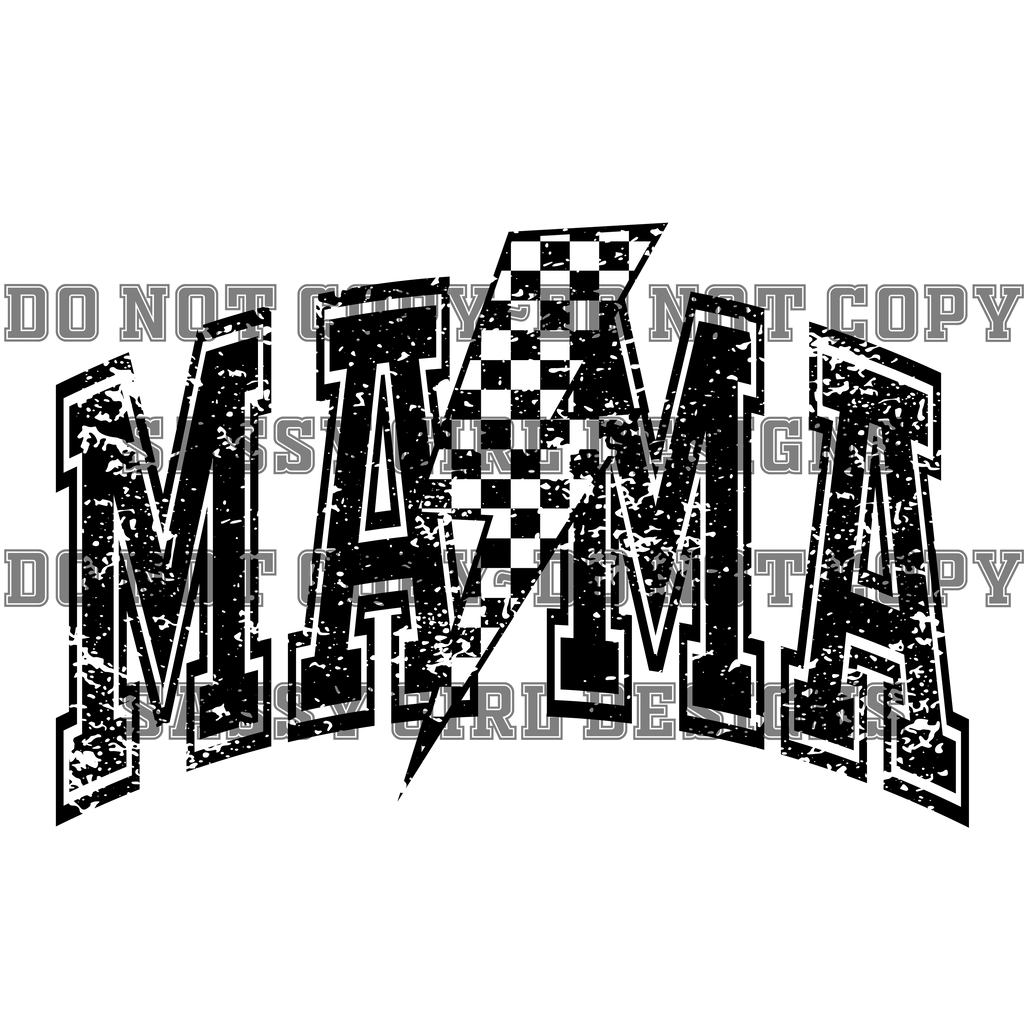 MAMA CHECKERED BOLT