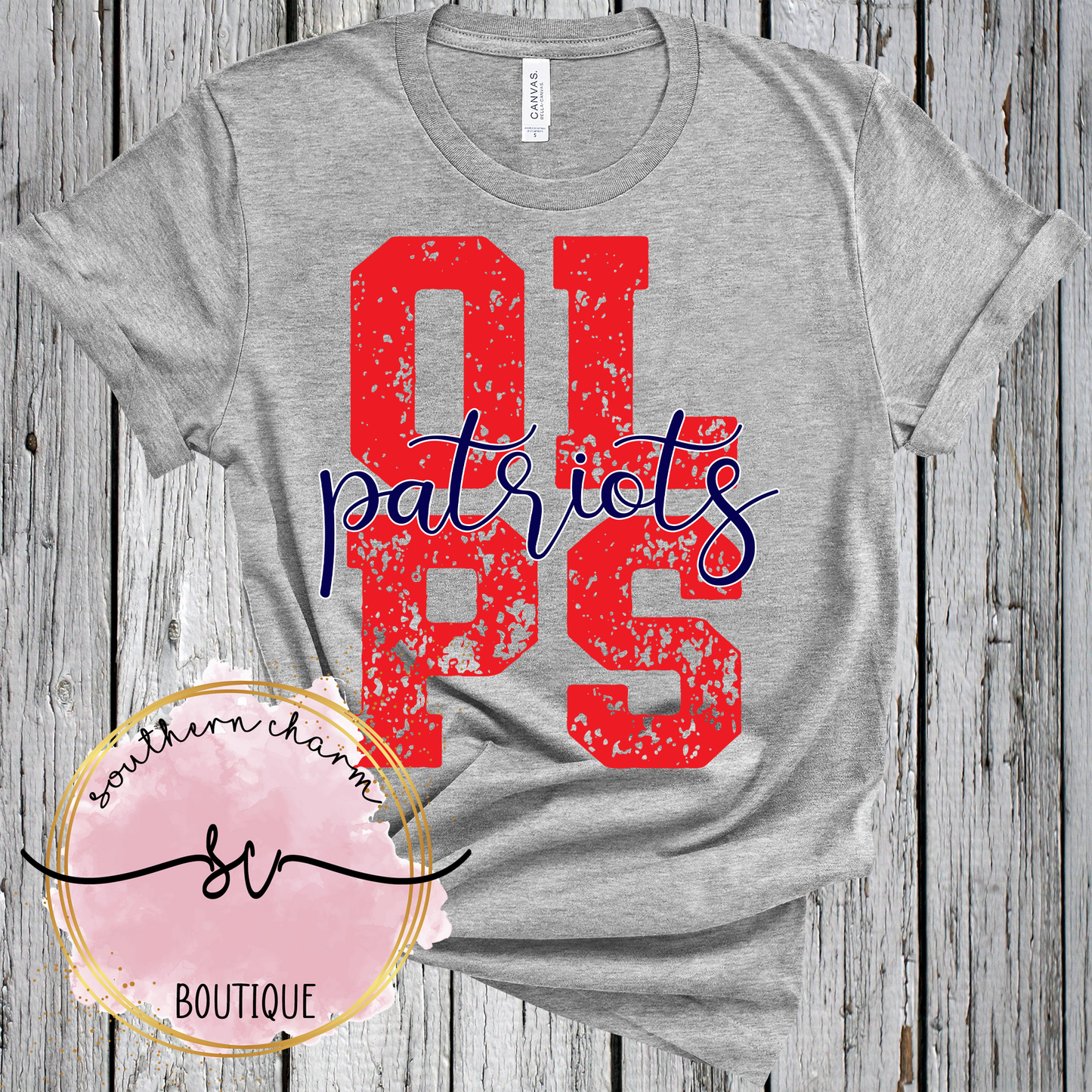 Grunge Patriots Tee