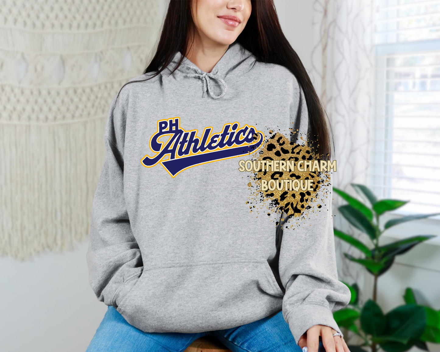 Youth Power House Athletics Logo Hoodie