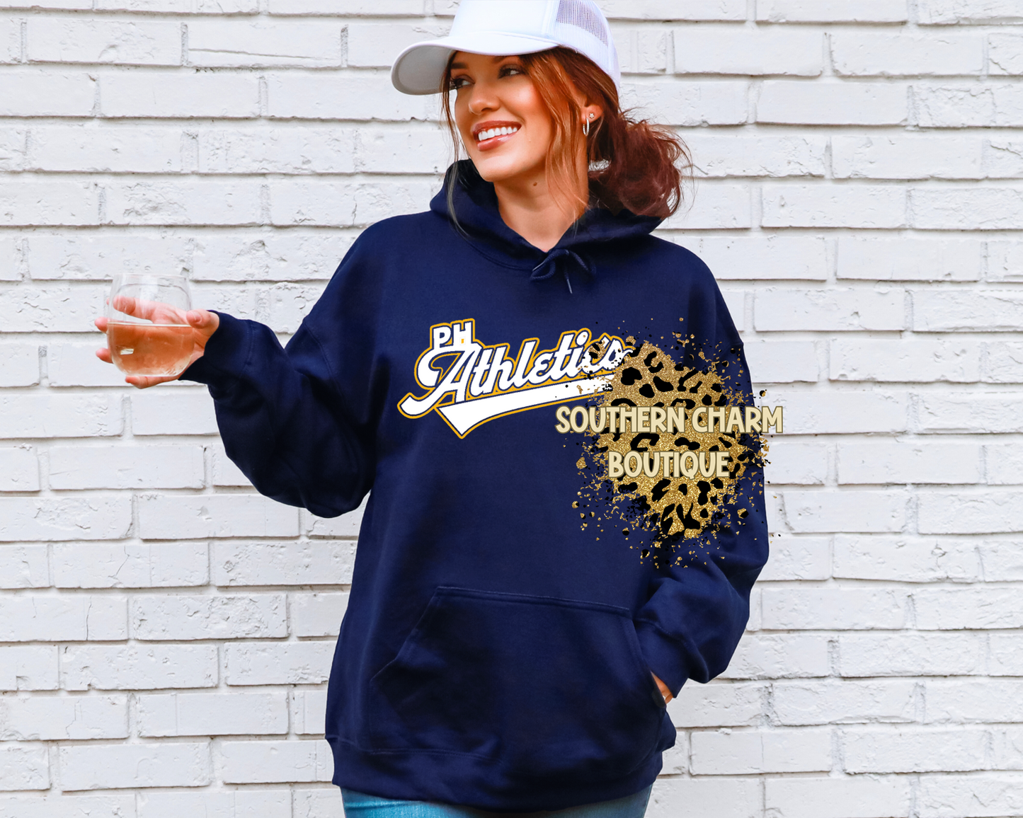 Youth Power House Athletics Logo Hoodie