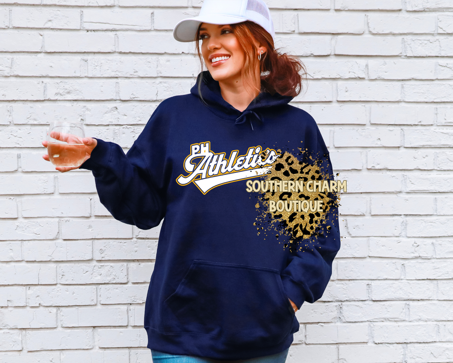 Youth Power House Athletics Logo Hoodie