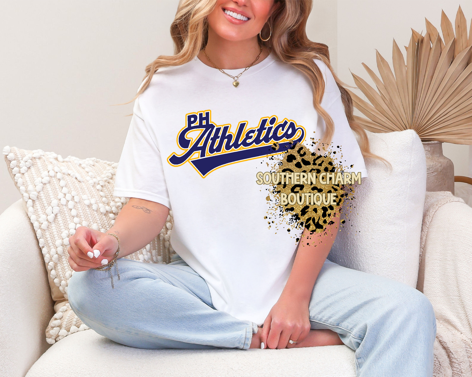 Youth Power House Athletics Logo Tee W/Back
