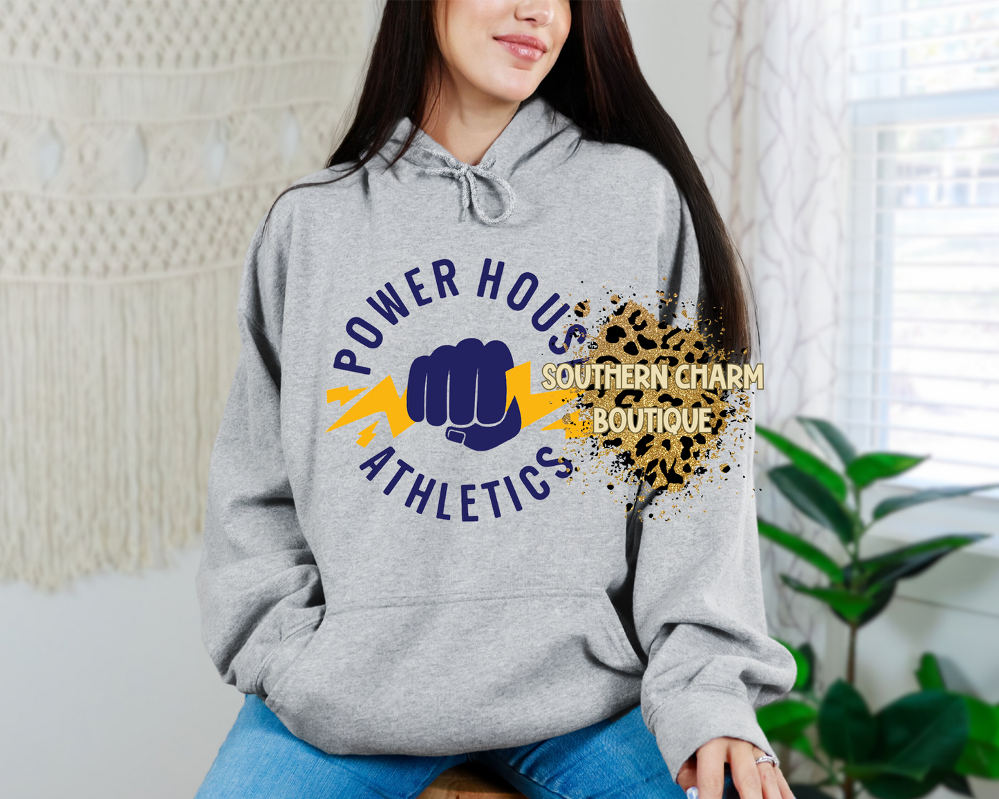 Power House Fist Logo Hoodie