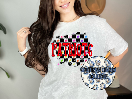 Retro Checkered Patriots