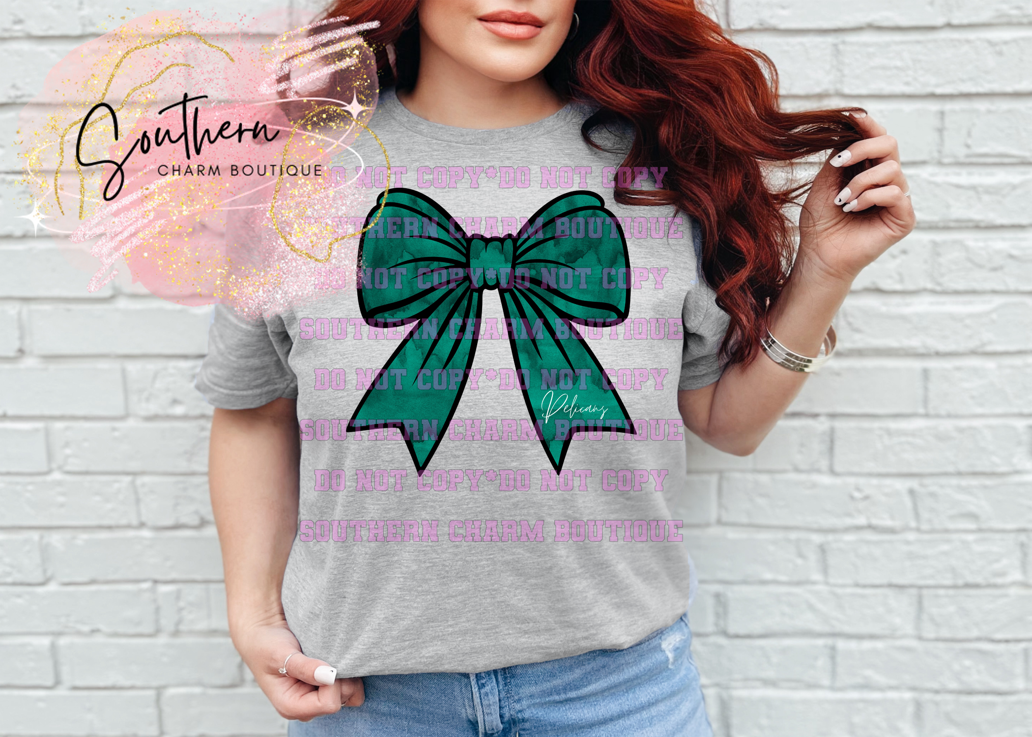 Pelicans Bow Tee
