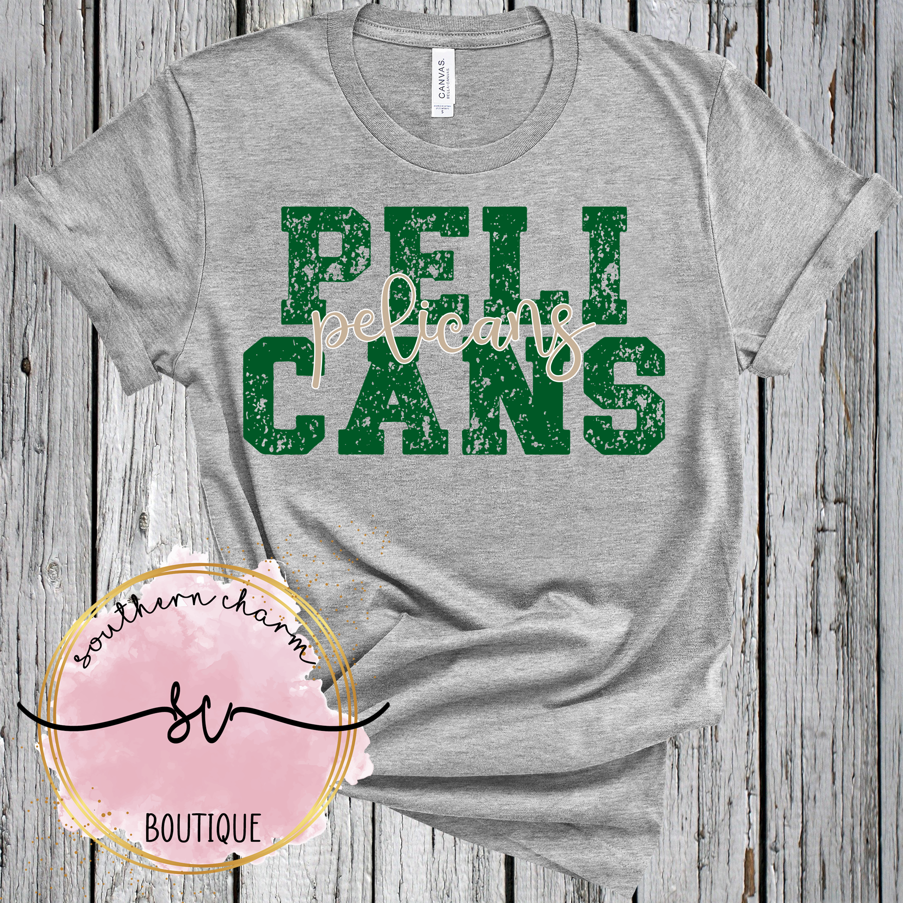 Grunge Pelicans Tee
