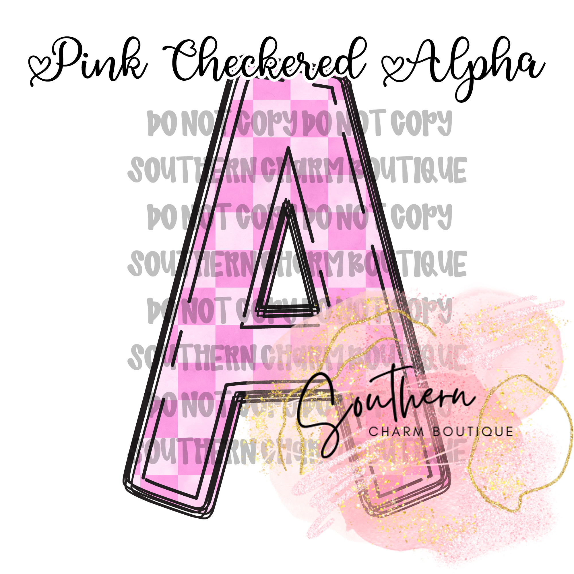 Pink Checkered Alpha
