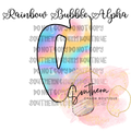 Rainbow Bubble Alpha
