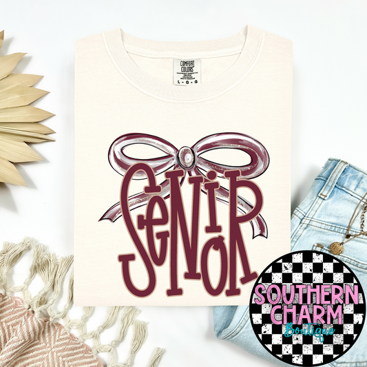 Maroon & Gold Senior Coquette