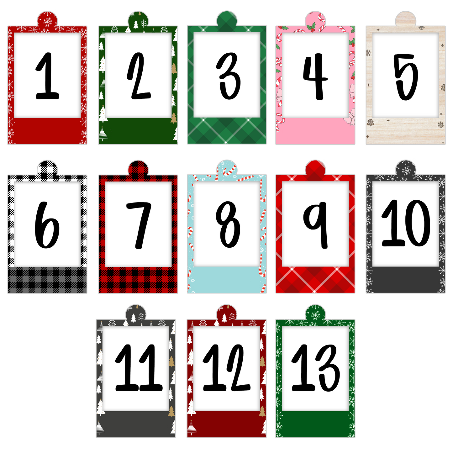 Photo Strip Ornament (One Photo)