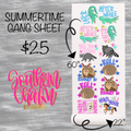 Pre-Made Summertime Gang Sheet