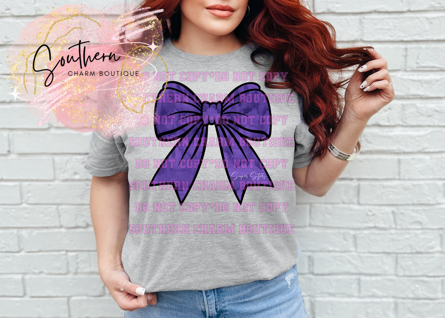 Super Stars Bow Tee