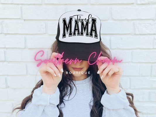 Tired Mama Faux Hat Patch