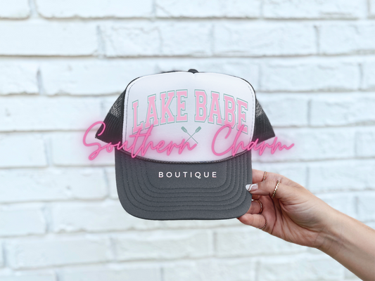 Lake Babe Faux Hat Patch