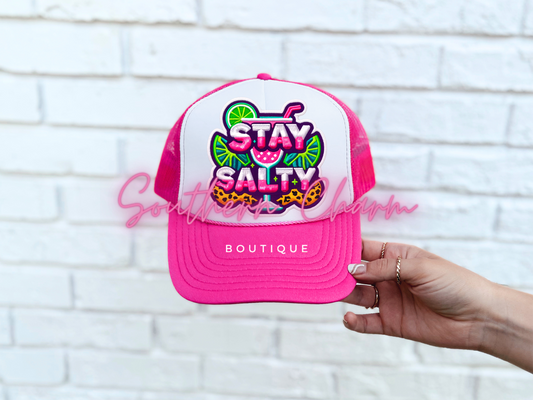 Stay Salty Faux Hat Patch