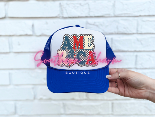 AMERICA Faux Hat Patch