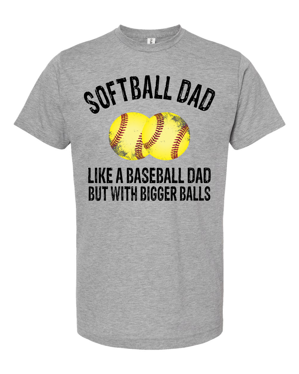 Softball Dad (Heather Grey)