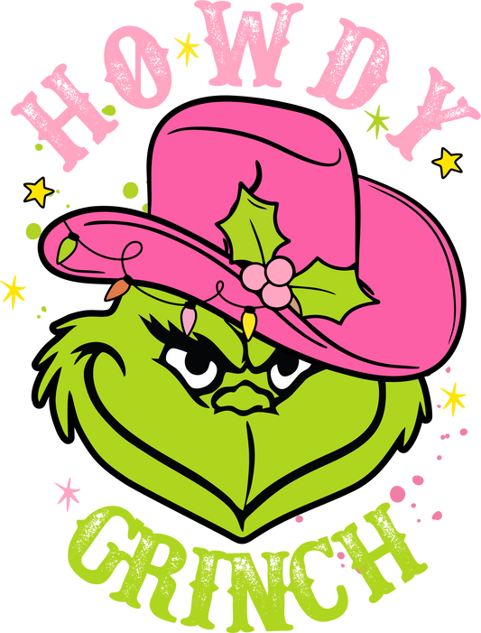 Howdy Grinch Pink