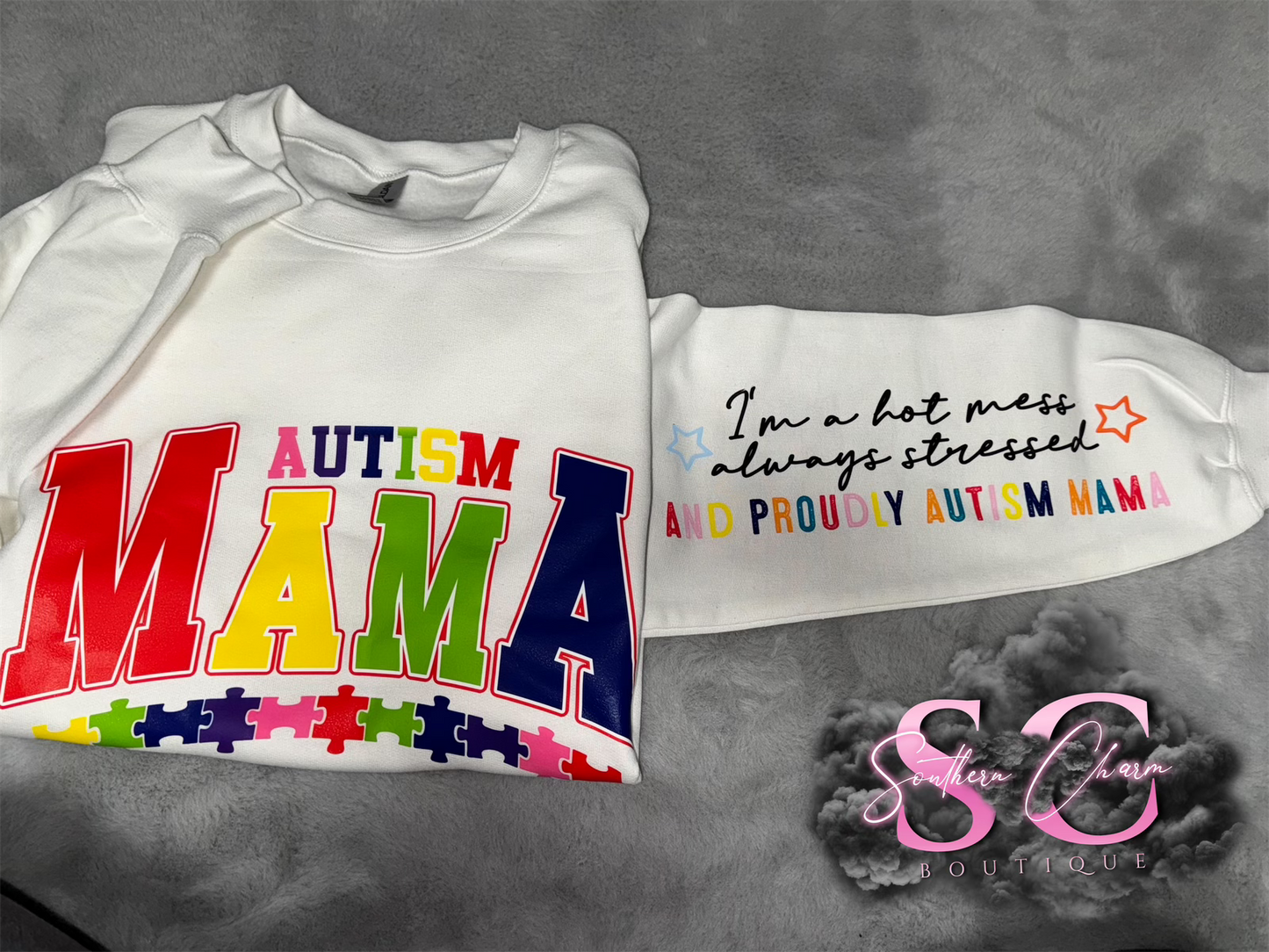 Autism MAMA Crewneck (Adult Medium)