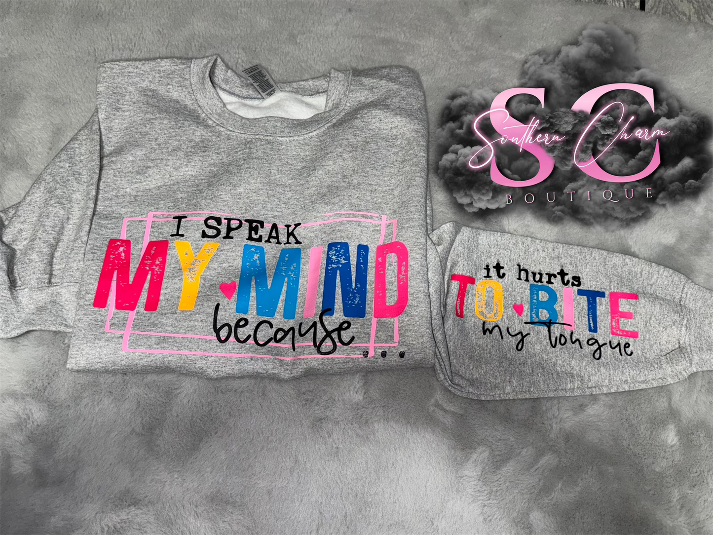 I Speak My Mind Crewneck (Adult Large)