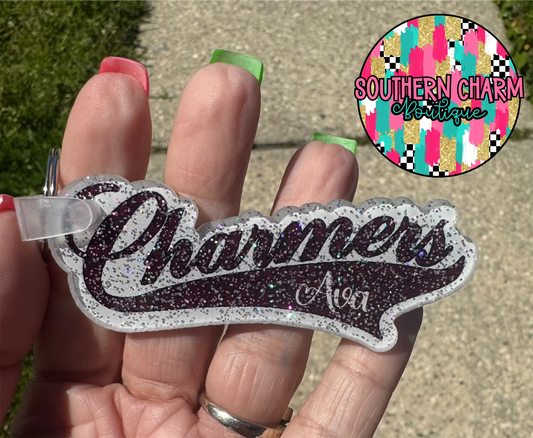 Charmers Glitter Keychain