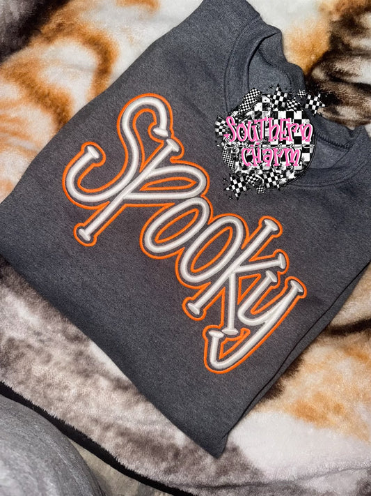 Spooky Puff Embroidered (Glows In The Dark) Crewneck