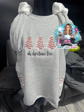 OH CHRISTMAS TREE EMBROIDERED SWEATSHIRT