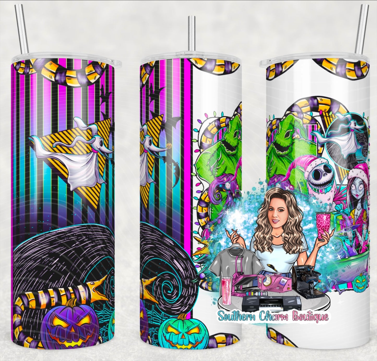 Nightmare Before Christmas Tumbler