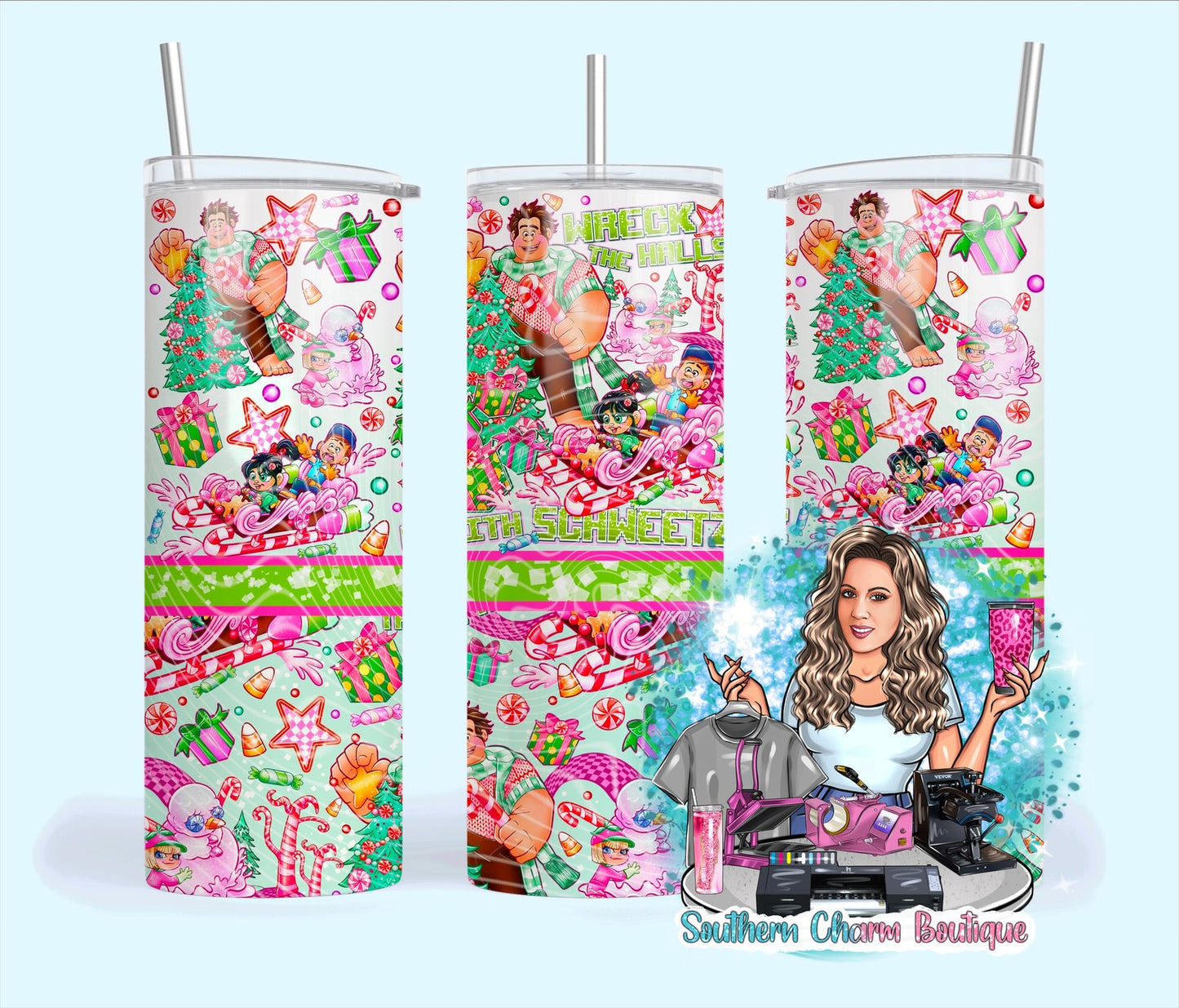 Wreck It Christmas Tumbler