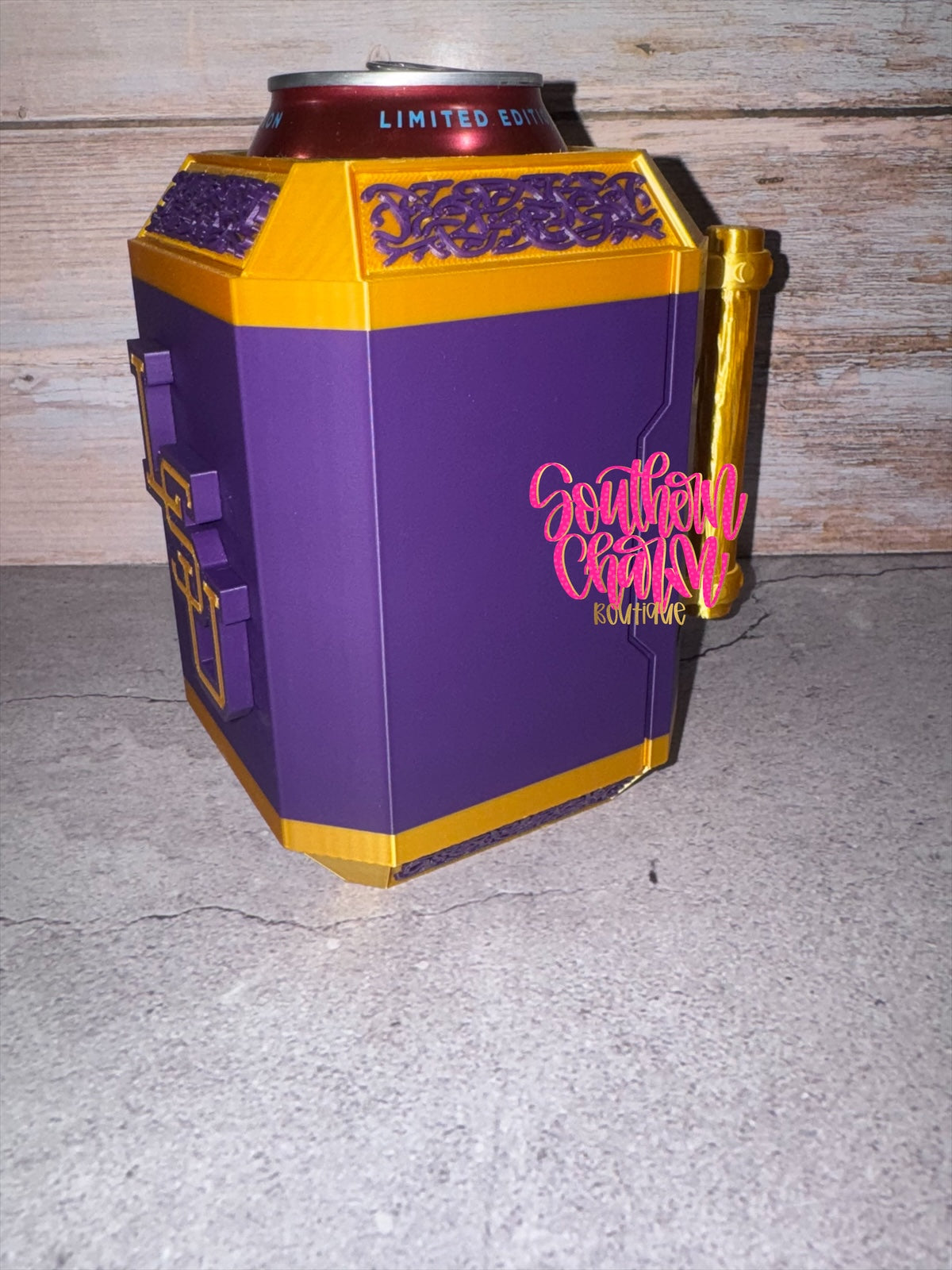 LSU Thor Can Koozie