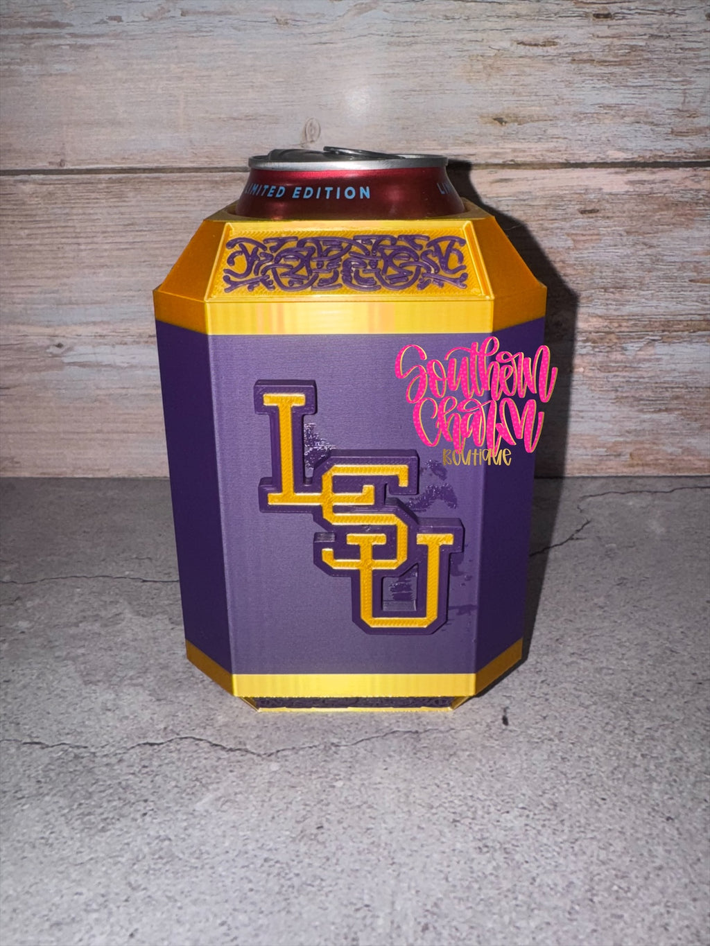 LSU Thor Can Koozie